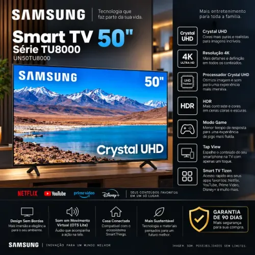 Smart TV Samsung - 50" 4K 2020