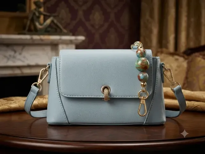Bolsa Feminina Azul-Claro