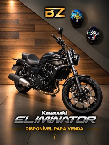 KAWASAKI ELIMINATOR 500 - Baixo Km - Impecável 