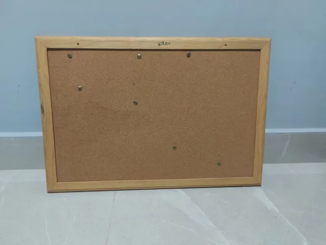 Quadro Cortiça Std 60 X 40 Mold Madeira Frisado - Souza  