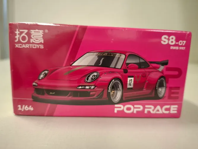 Miniatura 1/64 Pop Race- Porsche 997 RWB