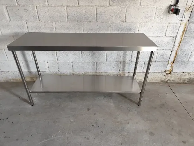 Bancada inox parede para montagem 2800mm 