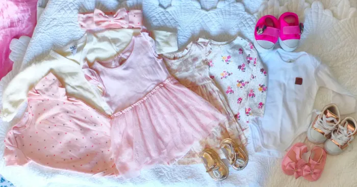 Macrobaby Lote de roupinhas de bebê menina 0 a 3 meses 