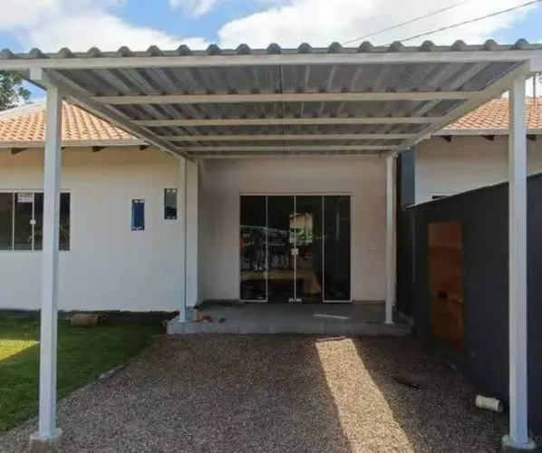 Fábrica estrutura com telha metálica