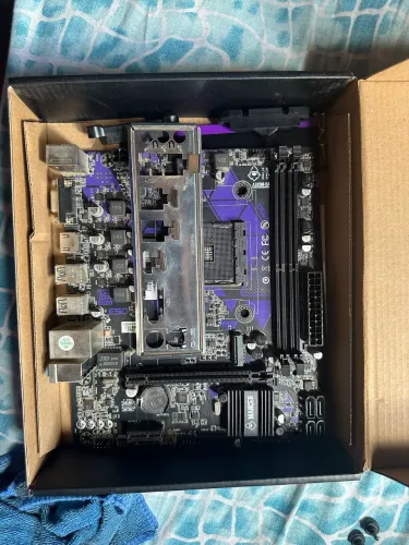 Placa mãe A320m-DA Mancer Am4 