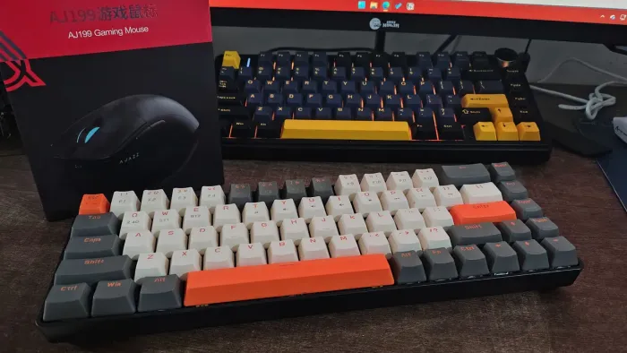Teclado mecânico k68 ziyoulang
