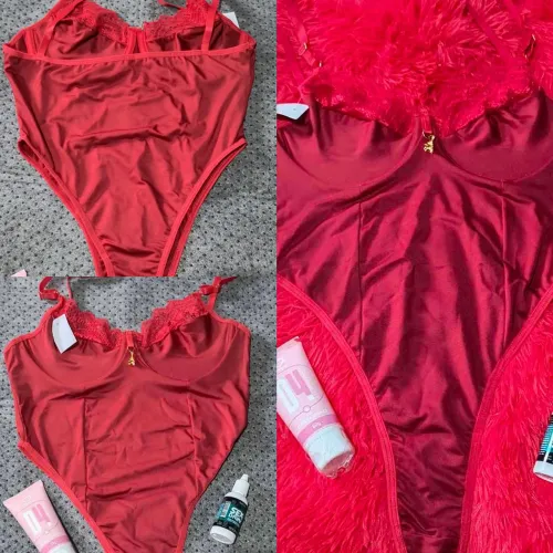 Body vermelho M