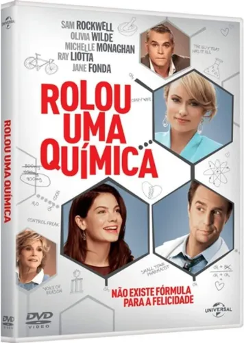 DVD: Rolou uma química (filme dublado & legendado) comédia c/ Jane Fonda, Sam Rockwell