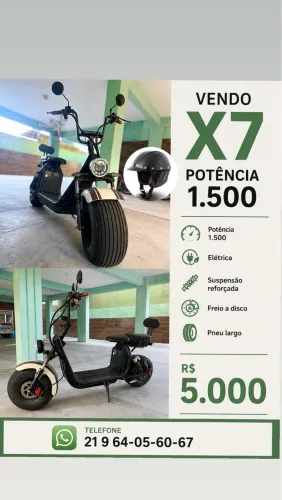 Vendo moto elétrica 1,500w