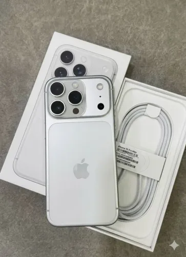 17 Pro Max E-sim 256GB Prata Semi Novo Bateria 100% Loja Fisica