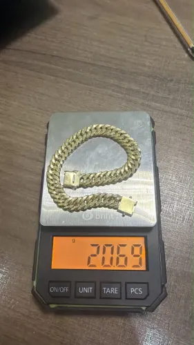 Pulseira ouro 18k apenas 430 a grama