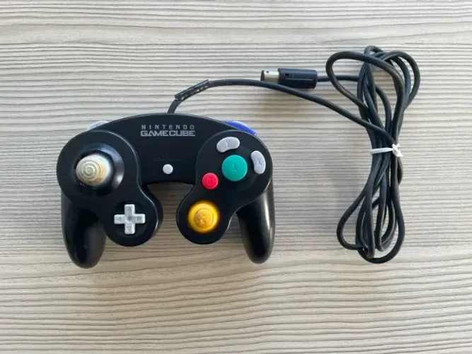 Controle Black Original Para Nintendo Gamecube