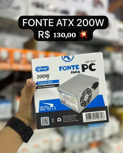 Fonte para pc até 200w - entrega em slz e região 