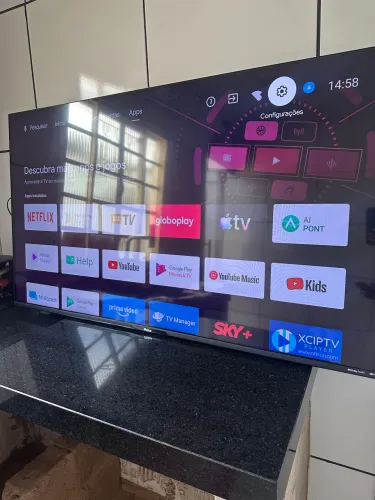 TV smart 55 4K Android semi nova