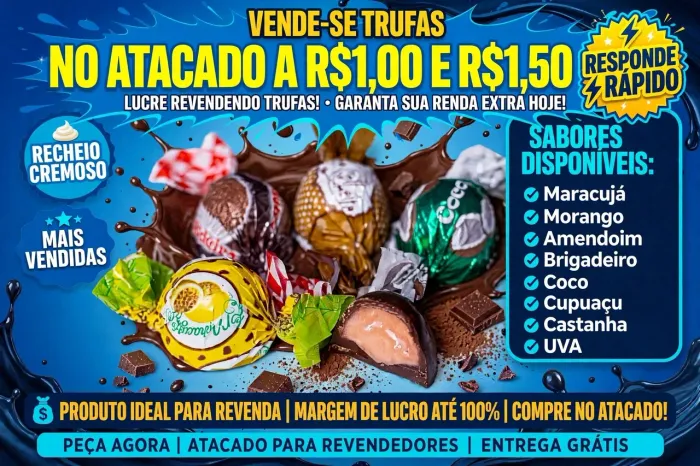 Trufas deliciosas - REVENDA