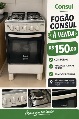 Vende-se fogão!