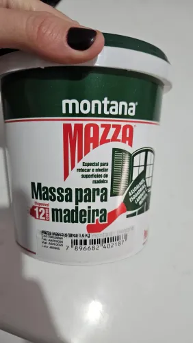 Massa para Madeira Montana Mozza 1,6 kg - Nova
