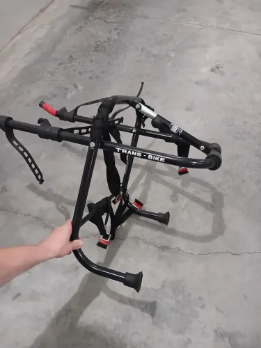 Suporte transbike veicular para 2 bicicletas Altmayer AI-10 cor Preto<br><br>R$ 230,00