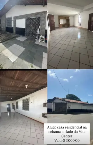 Alugo casa com 3 quartos em excelente localização na Cohama com energia solar