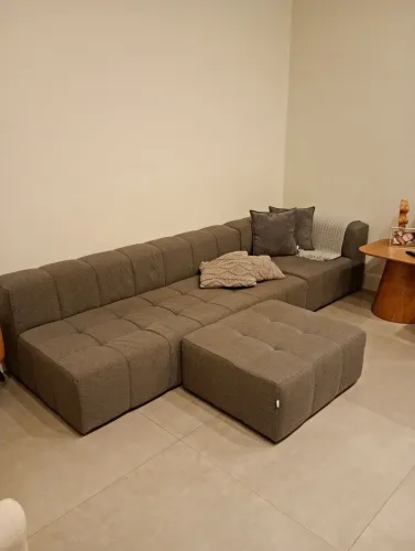 Vendo sofá modular cinza chumbo- Marca : Tok&Stok