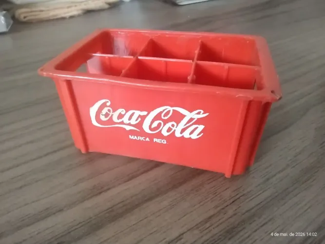 Miniatura de Engradado Coca Cola - Antiga da Década de 80 - Perfeita - Colecionável 