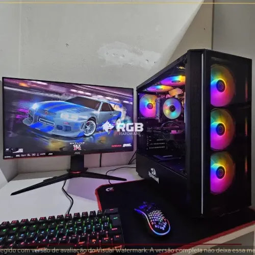 PC Gamer - Ryzen 5 5500 + RTX2060-SUPER + DDR4 16GB + SSD 512GB 12X SEM JUROS