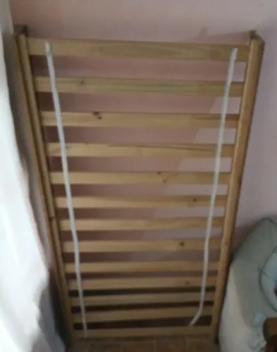 Cama solteiro madeira maciça 