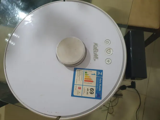 Robô inteligente C wi-fi Kabum trocar bateria f fonte