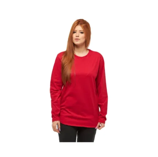 Camiseta longline feminina manga comprida estilo casual
