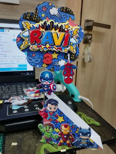 Porta guardanapo dos super heróis