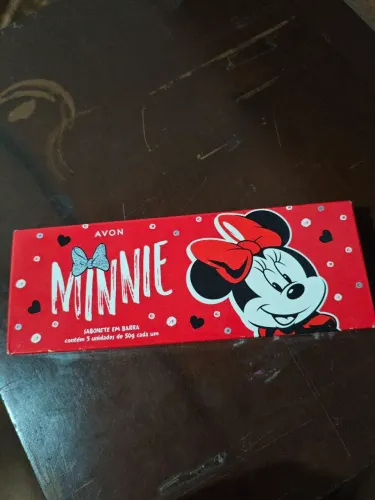 Caixa de sabonete da Minnie avon