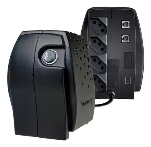 Estabilizador Enermax Exxa Power T 300va Preto Bivolt (Usado)<br>