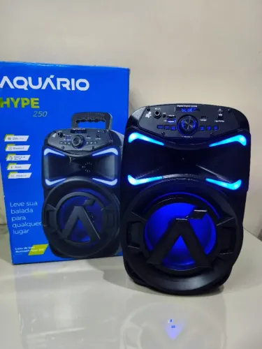 Caixa de Som e amplificadora Bluetooth FM 250W