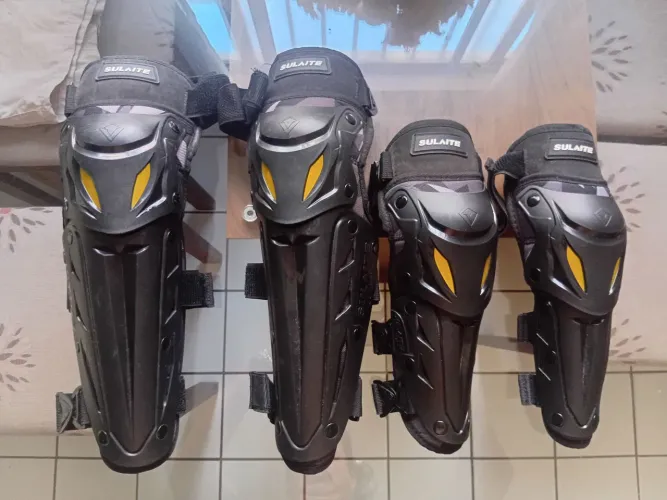Kit joelheira e cotoveleira motocroos