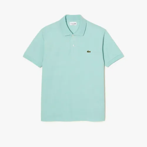 Camisa Lacoste verde água 