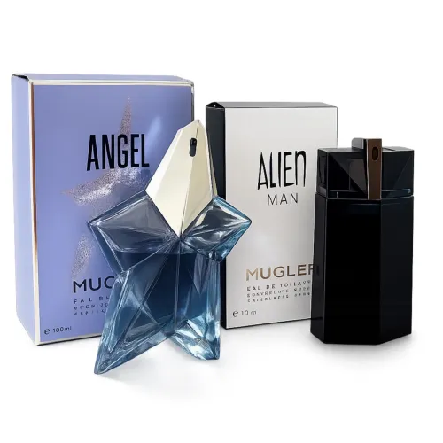 COMBO MUGLER: ANGEL E ALIEN MAN