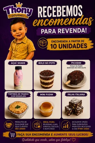 Doces Gourmet em atacado para revenda