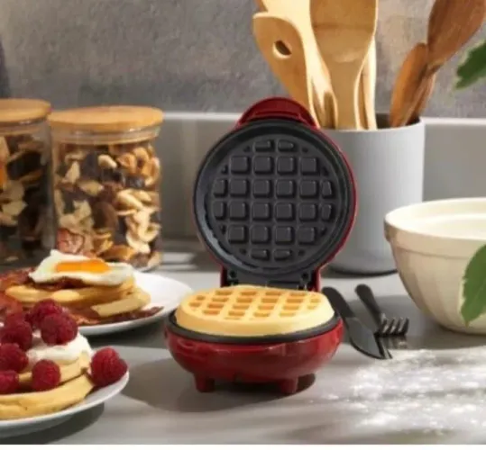 Mini máquina de waffle nova