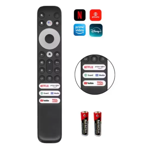 Controle Remoto Compatível Com Smart TV TCL Semp Toshiba Smart 4K Tecla Netflix YouTube