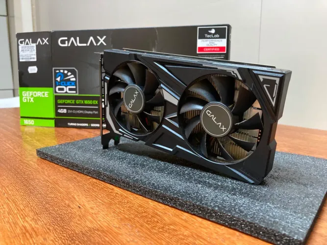 Placa de Vídeo GTX 1650 4GB GDDR6 Galax - Seminova