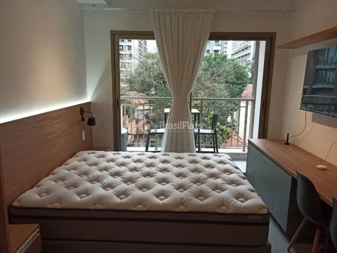 Studio com 1 dormitório para alugar, 25 m² por R$ 5.170/mês - Cerqueira César - São Paulo/