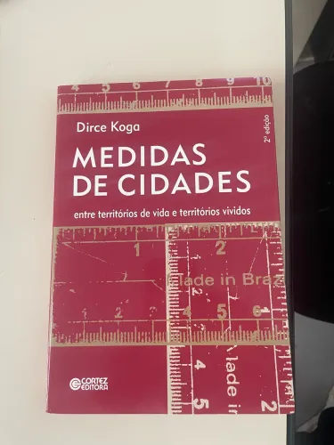 Livro Medidas de Cidades - Dirce Koga (2ª Edição) - Como Novo