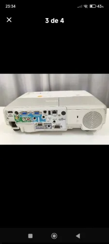 Vendo projetor HP com cabo HDMI mas precisa trocar a lente a gente está com defeito