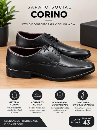 Sapato social preto
