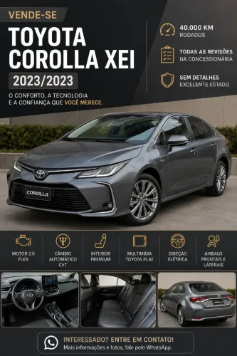 Toyota Corolla XEI 2.0 Flex 16V Aut. 2023