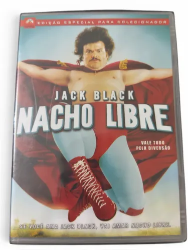 Dvd Nacho Libre Com Jack Black Original Lacrado