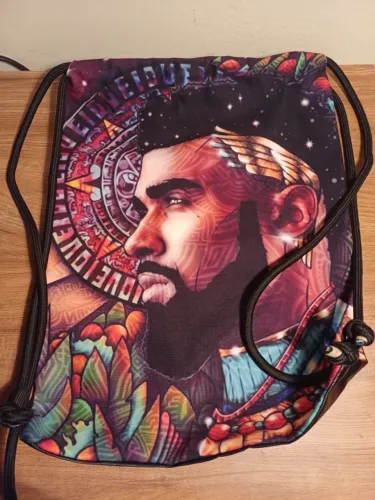 Mochila Saco Estampada - Arte Egípcia | Estampa Exclusiva | Conservada