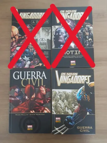 Quadrinho (HQ) Vingadores Marvel Deluxe e Supremos