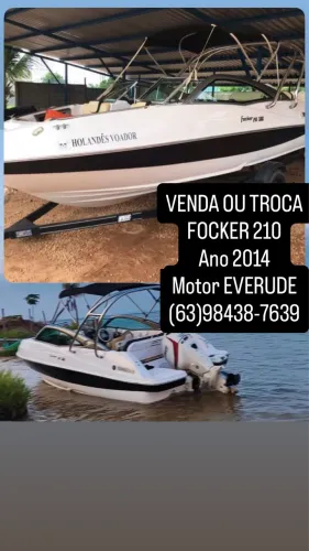 Vendo ou troca focker 210