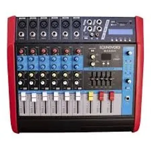 Mesa De Som Amplificada Soundvoice 6 Canais MA630X